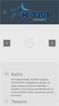 Mobile Screenshot of ktmmuhendislik.com